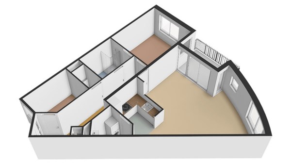 Floorplan - Zuiderkade 88, 8301 AZ Emmeloord